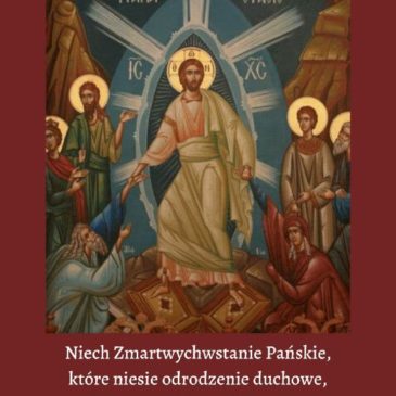 Chrystus Zmartwychwstał. Alleluja !!!
