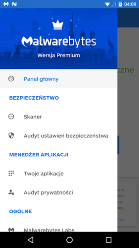 Aplikacja - Malwarebytes 01