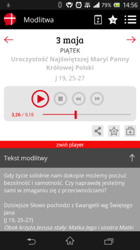 Aplikacja - Modlitwa w drodze 02